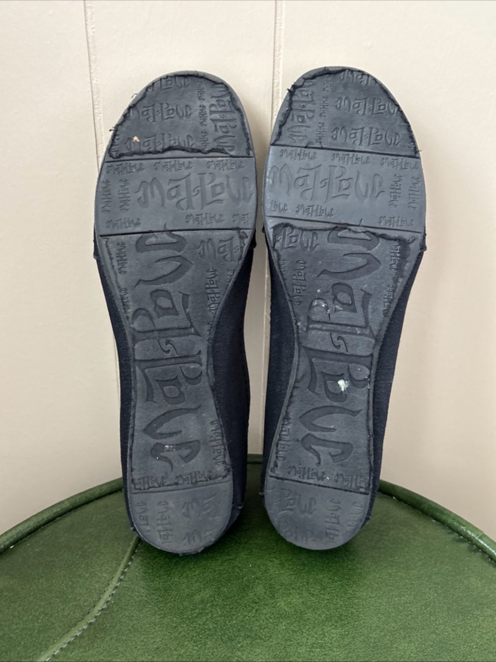 Mad Love Black Floral-Lined Slip-On Flats - Picture 10 of 10